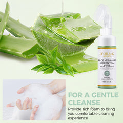 Aloe Vera and Green Tea - Mousse Facial Cleanser